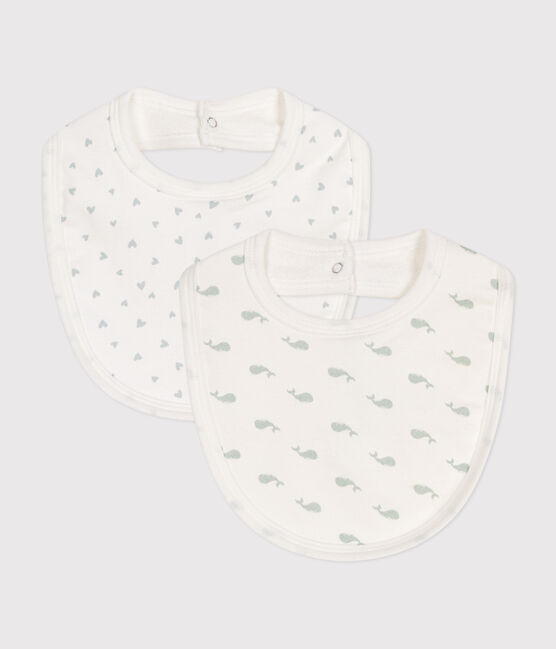Lots de deux bavoirs bébé en coton variante 2