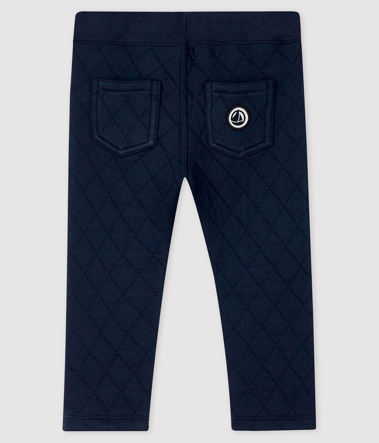 Pantalon en tubique b&eacute;b&eacute; gar&ccedil;on bleu