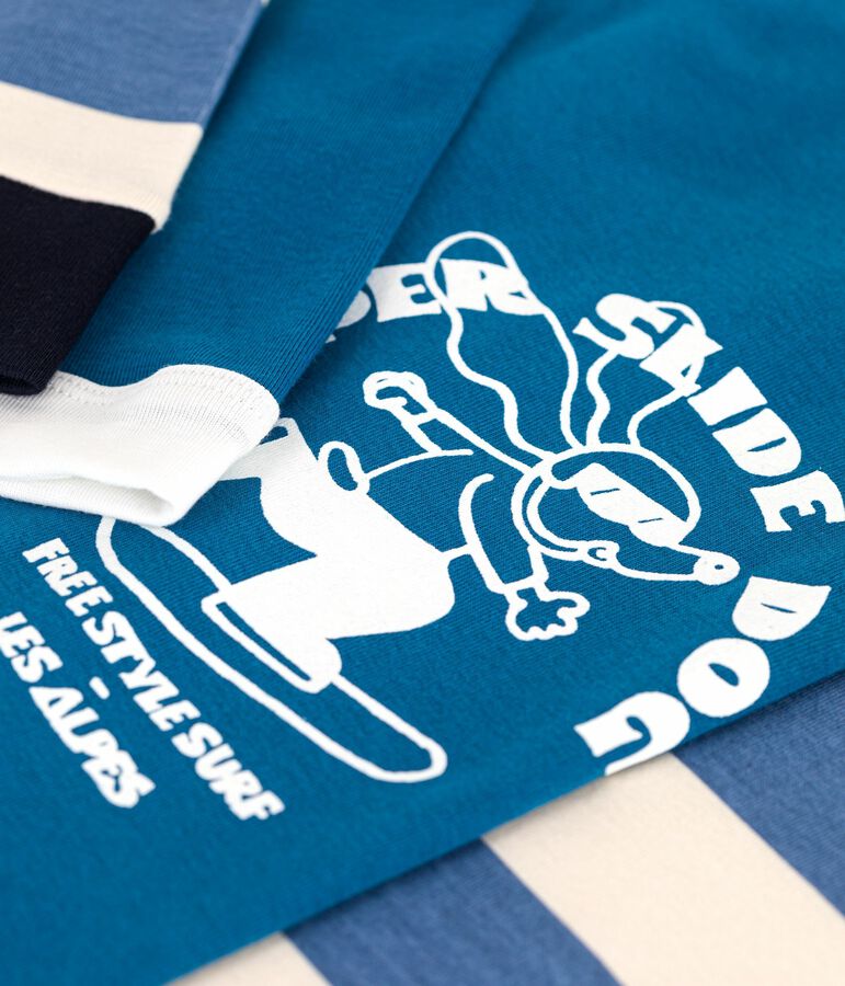 Setje met katoenen kinderpyjama's met print variante 1