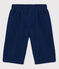 Bermuda van bouclébadstof voor jongens blauw MEDIEVAL