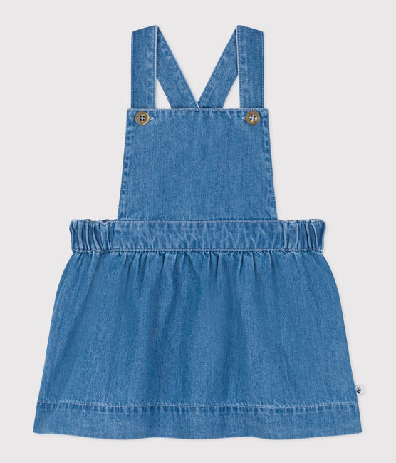 Robe sans manche en denim léger bébé bleu DENIM CLAIR
