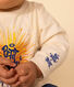T-shirt met lange mouwen in jersey voor baby's