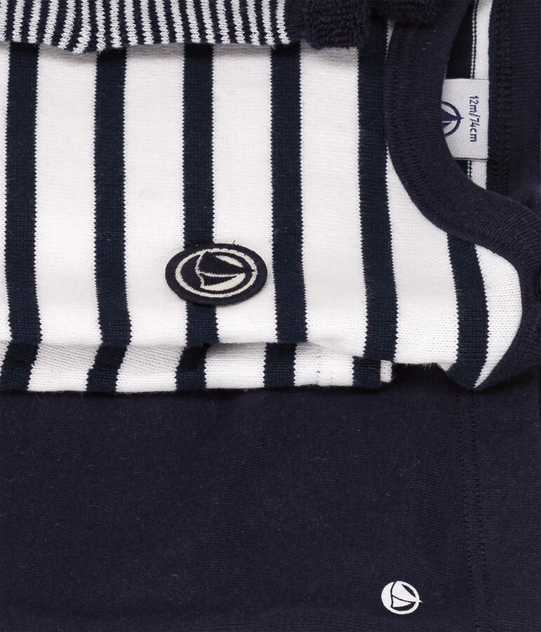 Ensemble cadeau b&eacute;b&eacute; trois pi&egrave;ces multicouleur