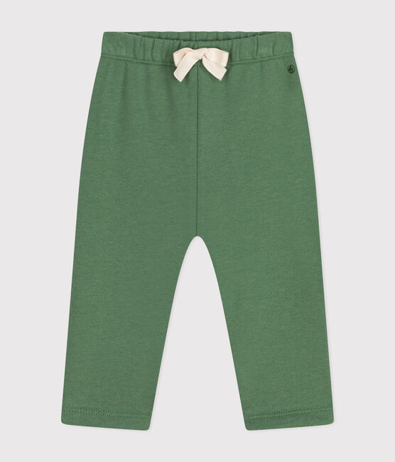 Fleece babybroekje groen PALMERAIE
