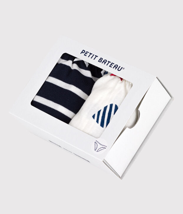 Lot de 2 culottes femme en coton  imprim&eacute; c&oelig;urs multicouleur