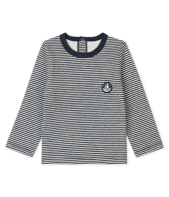 Tubic T-shirt babyjongen blauw SMOKING/beige COQUILLE