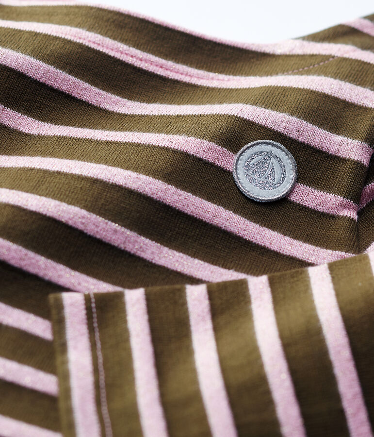 Meisjes marinetrui van katoen groen/CHARME BRILLANT