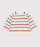 Katoenen babysweater met tweekleurige strepenprint in matrozenstijl wit AVALANCHE/ MULTICO