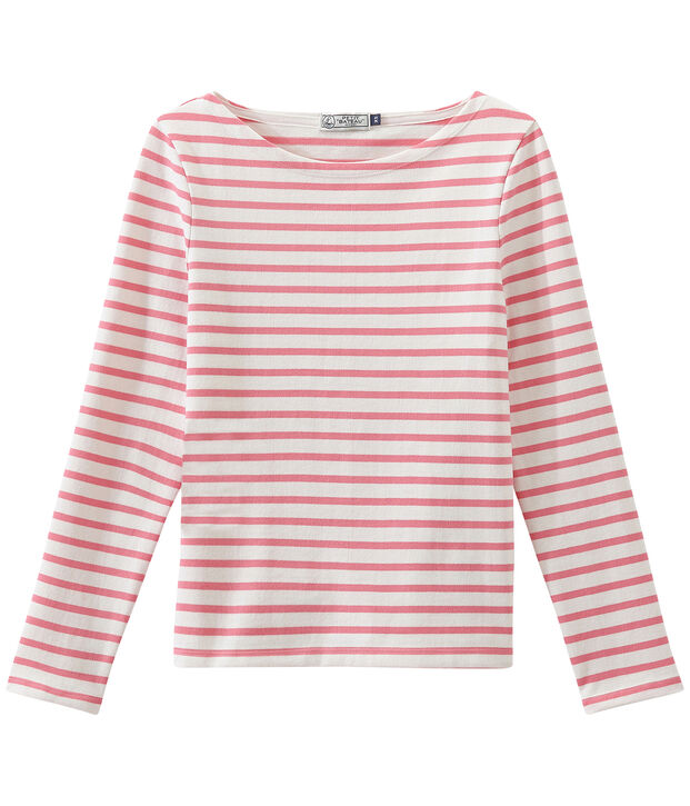 Marini&egrave;re iconique pour femme blanc/rose
