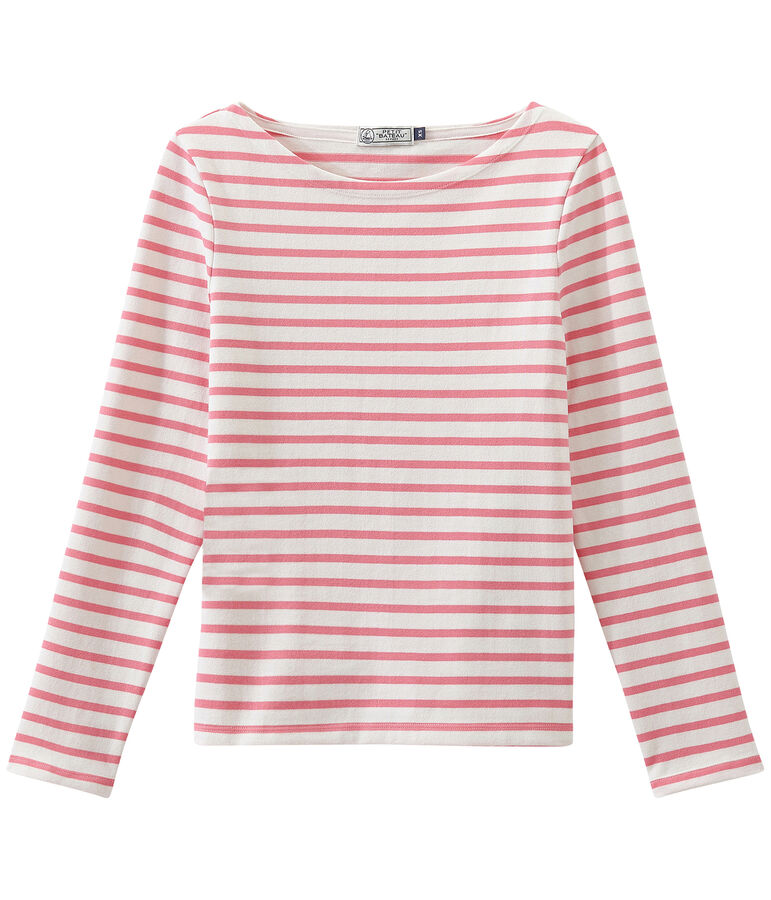 Marini&egrave;re iconique pour femme blanc MARSHMALLOW/rose PETAL