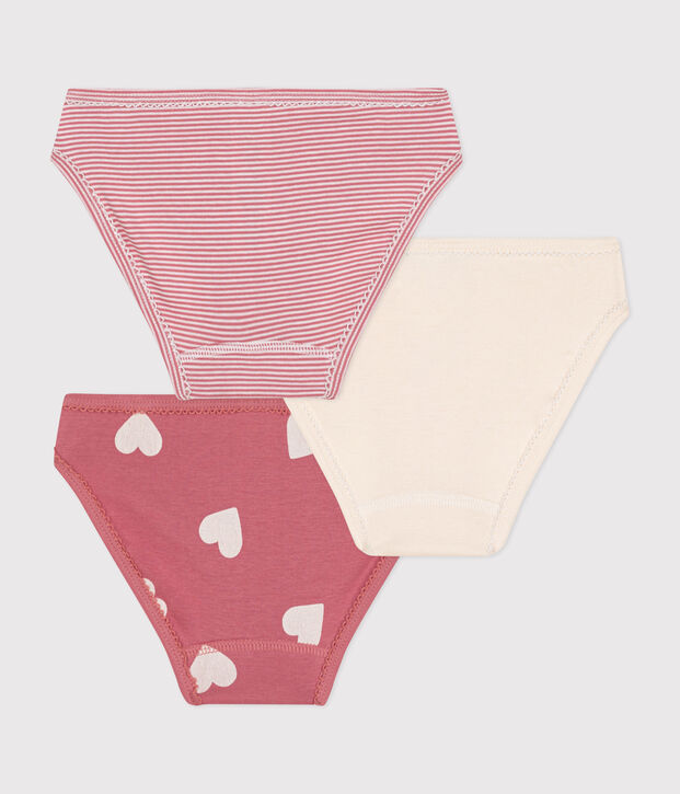 Set van 3 katoenen slipjes voor kinderen multicouleur