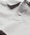 Polo voor babyjongens grijs BELUGA CHINE