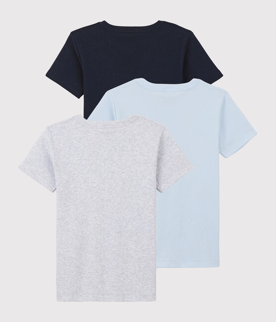 Set van 3 T-shirts met korte mouwen van biologisch katoen voor kleine jongens variante 1