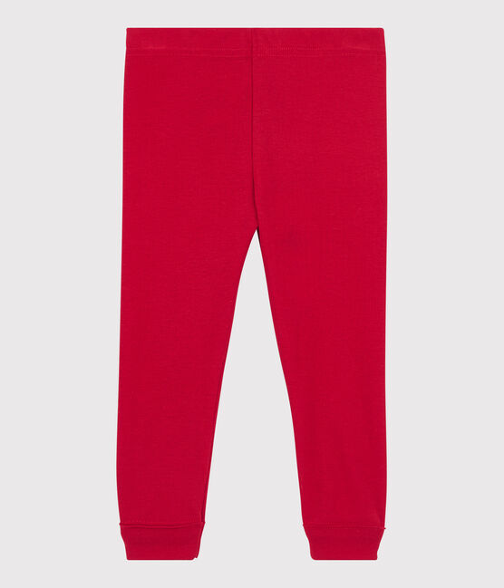Katoenen legging voor baby's rood TERKUIT