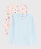 Lot de 2 tee-shirts manches longues animaux yoga petite fille variante 1