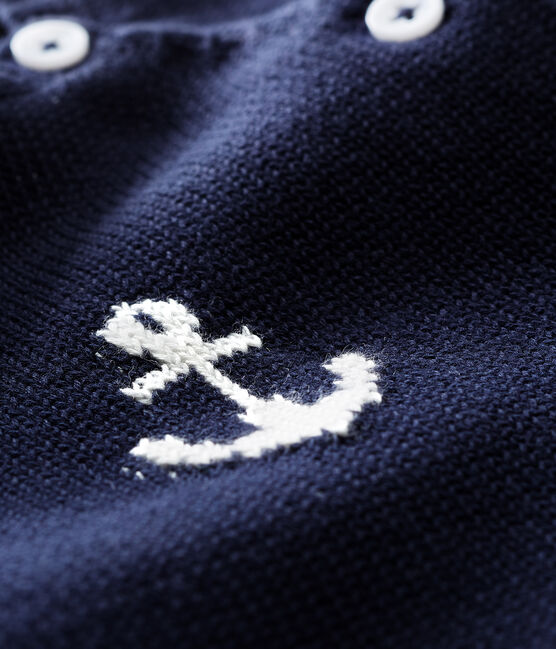 Trui voor babyjongens blauw SMOKING