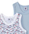 Set van 2 jongenshemdjes wit LOT