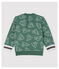 Sweater van geborsteld molton voor babyjongens groen VALLEE/ VALLEE CLAIR