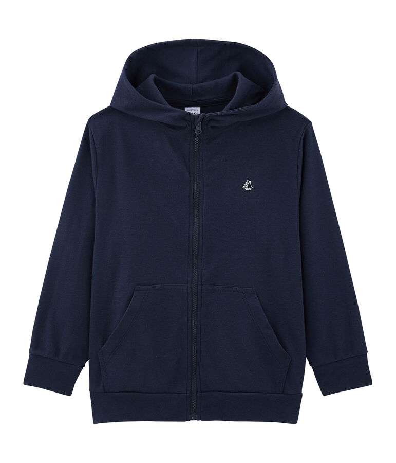Sweatshirt &agrave; capuche enfant gar&ccedil;on bleu