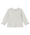 Blouse bébé fille à volants gris BELUGA CHINE