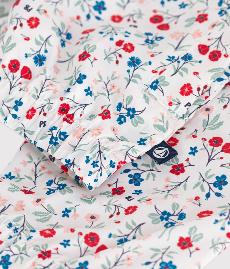 Ultralichte windstopper voor kinderen wit/multicouleur