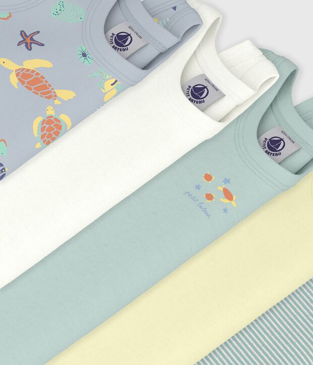 Set van katoenen rompertjes zonder mouwen met print multicouleur