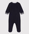 Pyjama en bouclette éponge bébé  bleu SMOKING