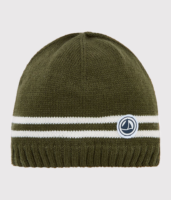 Bonnet enfant garçon vert MILITARY
