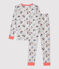 Pyjama snugfit imprimé Paris petit garçon en coton biologique gris BELUGA/blanc MULTICO