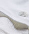 Kort babypakje uit twee stoffen voor babyjongens wit ECUME/beige BEIGE