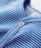 Babyblauw gestreepte katoenen pyjama zonder voetjes blauw PABLITO/wit MARSHMALLOW
