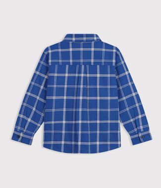 blauw/ecru