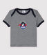 Katoenen T-shirt met korte mouwen voor babyjongens