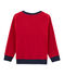 Sweatshirt van ribstof voor jongens rood TERKUIT CN