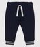 Molton broek voor baby's. blauw SMOKING