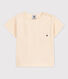 Tee-shirt manches courtes bébé en jersey flammé