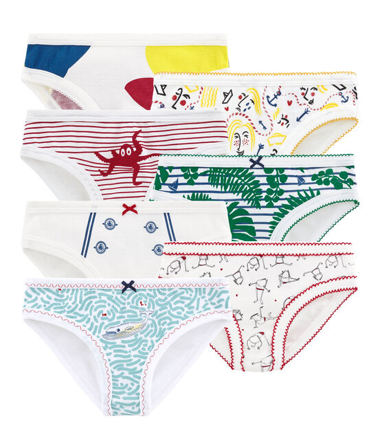 Lot de 7 culottes imprimées variante 1