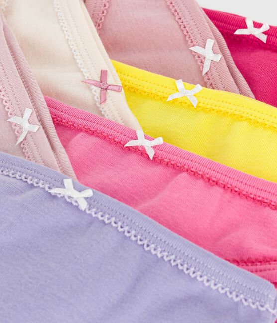 Setje met effen katoenen onderbroekjes voor kinderen variante 1