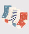 Lot de 5 paires de chaussettes bébé variante 1