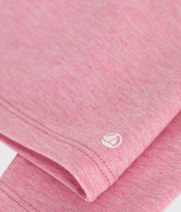 Bloesje met lange mouwen van jersey, roze
