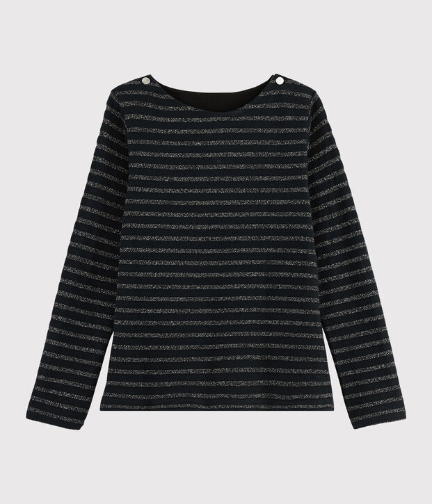 Glinsterende Dames marini&egrave;re zwart/NOIR ARGENT BRILLANT