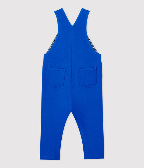 Salopette longue en molleton bébé bleu DELFT