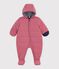 Effen skipakje in polyester voor baby's roze
