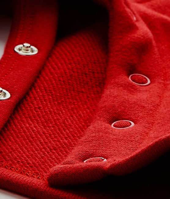 Salopette bébé garçon en molleton rouge TERKUIT