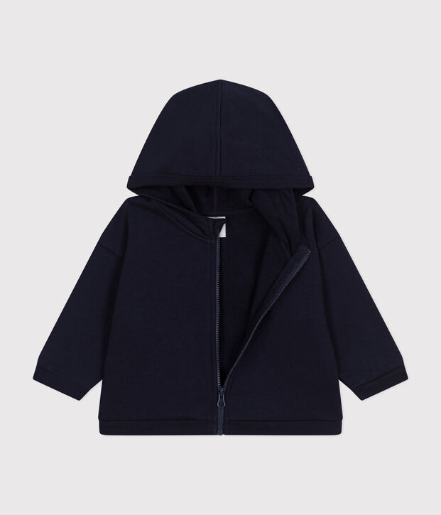 Sweatshirt met kap in molton voor baby. SMOKING