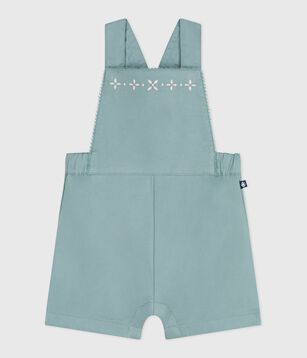 Barboteuse Fille Nautica Taille 4T - Bleu Jean, Devant Blanc, Cravate - Sans Manches