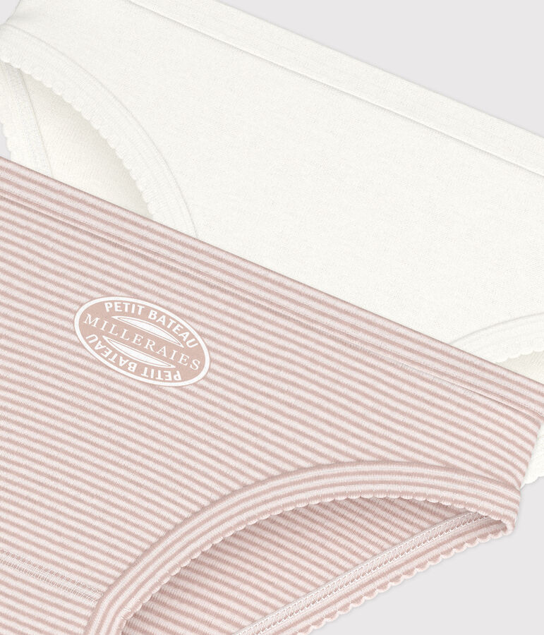 Lot de 2 culottes en coton enfant multicouleur