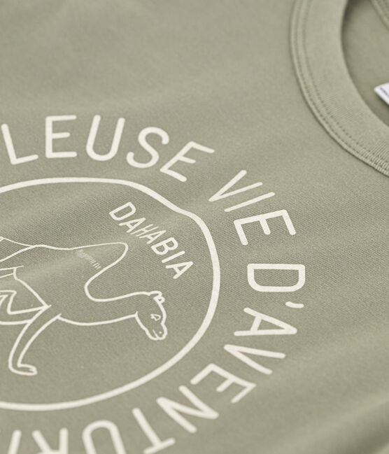 Katoenen T-shirt met korte mouwen voor jongens MARECAGE/ AVALANCHE