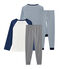 Set pyjama's jongens van gebreide stof variante 1