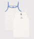 Lot de 2 chemises à bretelles en coton petite fille